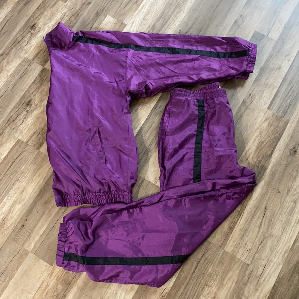 Vintage Purple & Black Jogging Suit (Subway Jeans)